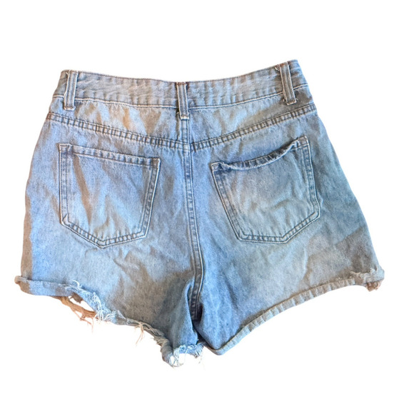 Veveret Sz M Denim Cutoffo Shorts Beach Boho‎ Summer Spring Vacation - Picture 6 of 6